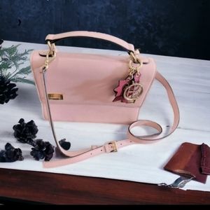 Henri Bendel West 57th pink school bag